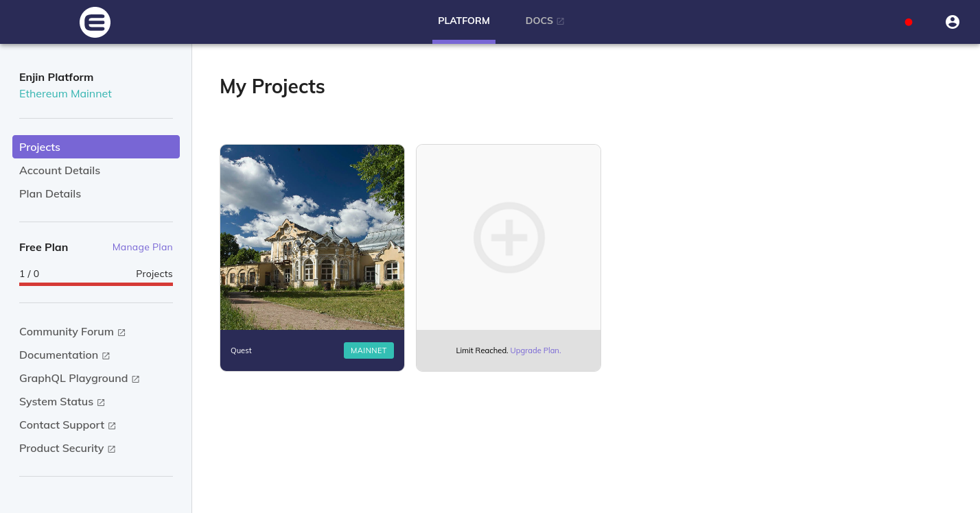 Создание цифровых активов на платформе Enjin